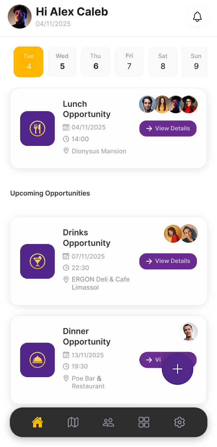 Tavini App Screenshot